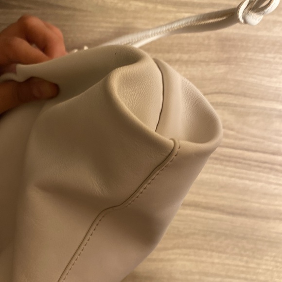 Cos Mini Cavatelli Clutch in White Leather - Picture 3 of 12